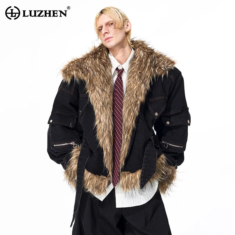 Winter Clothing Matching - LUZHEN модная персонализированная утепленная зимняя парка