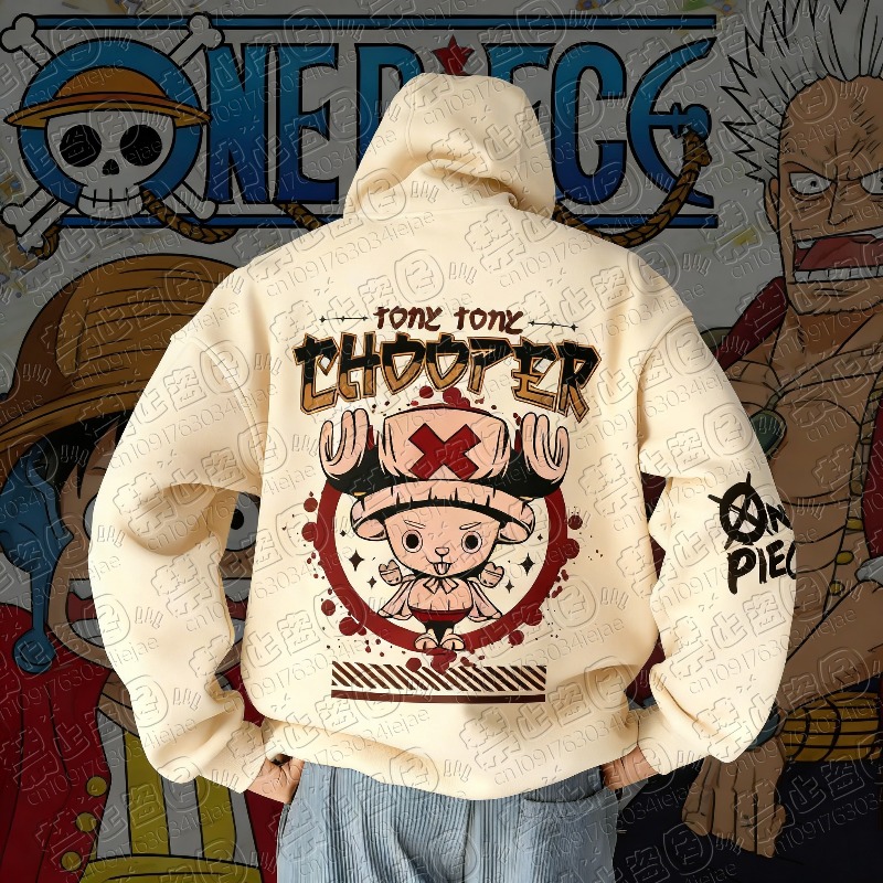 Winter Clothing Anime - Толстовка с капюшоном One Piece Anime