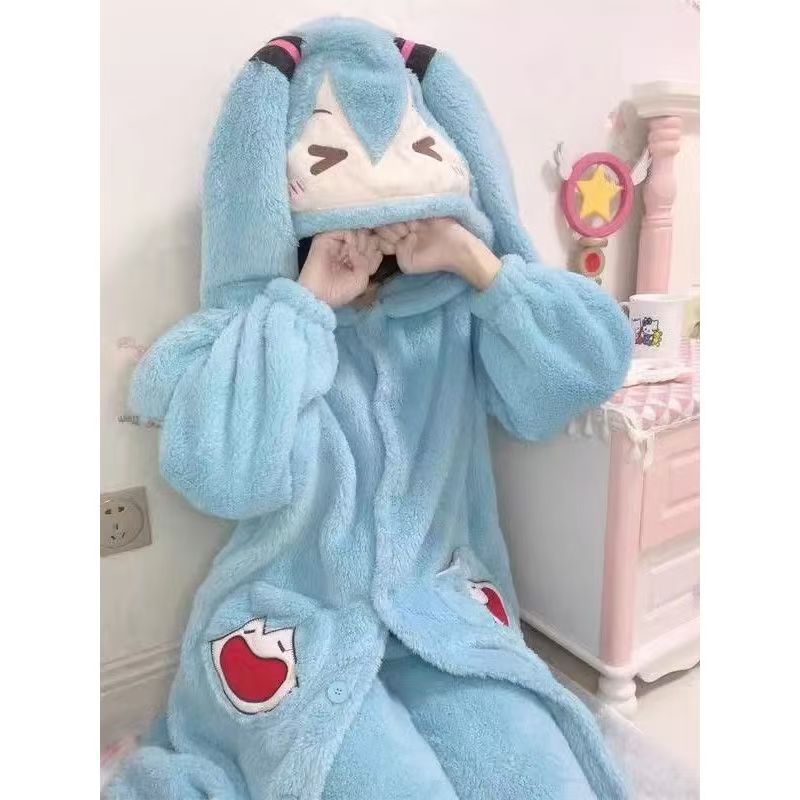 Пижамный комплект Miku Anime:  – обзор и цена Winter Clothing Anime